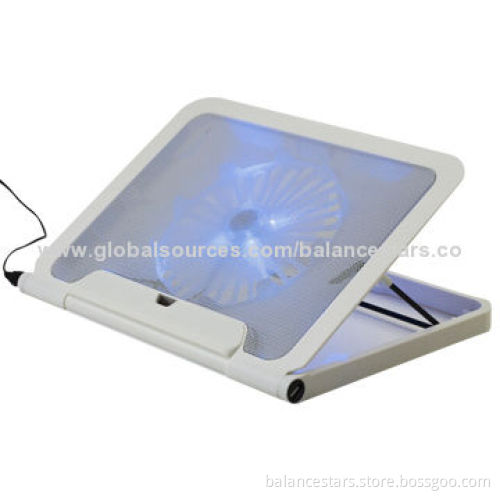 Laptop Cooling Fan, Cooler Fan, with Blue LED Light, Height AdjustableNew
